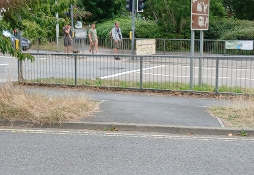 Tarmac the path but two fingers to wheeled people.
